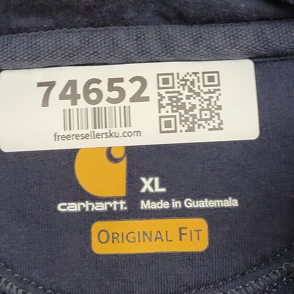 Carhartt Oversized Hoodie XL 27x29 Faded Navy-Blue - Picture 8 of 16